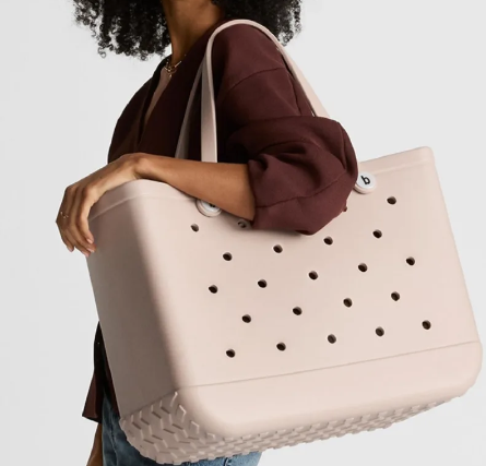 M/L/XL Beach Bag Fashion EVA Waterproof Rubber Picnic Storage Basket Travel Shopping Handbag Women Shoulder Solid Color Tote Bag